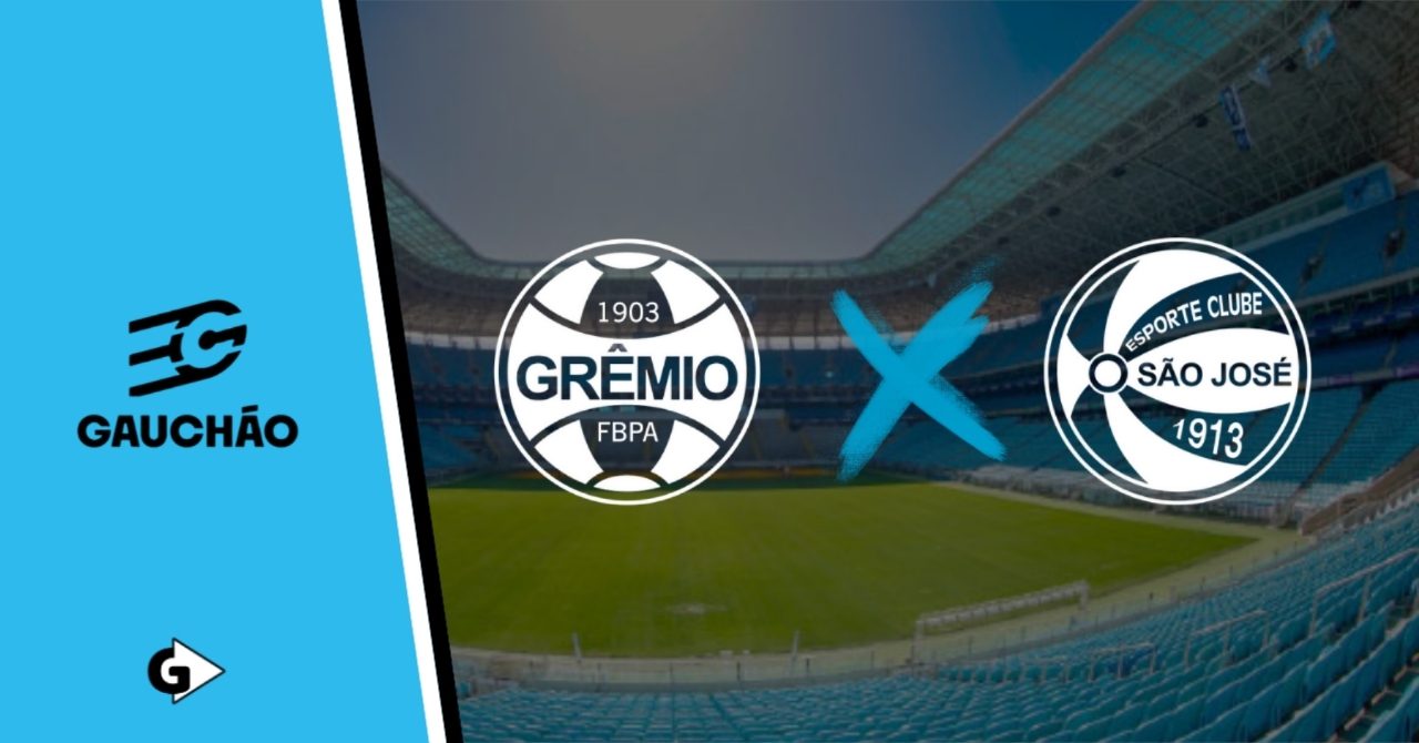 Onde assistir Grêmio x São José pelo Gauchão 2026
